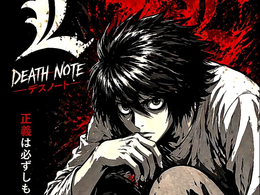 L - DEATH NOTE- EASY PRINT by Hueforge Maker HueForge model: L - DEATH NOTE- EASY PRINT by Hueforge Maker