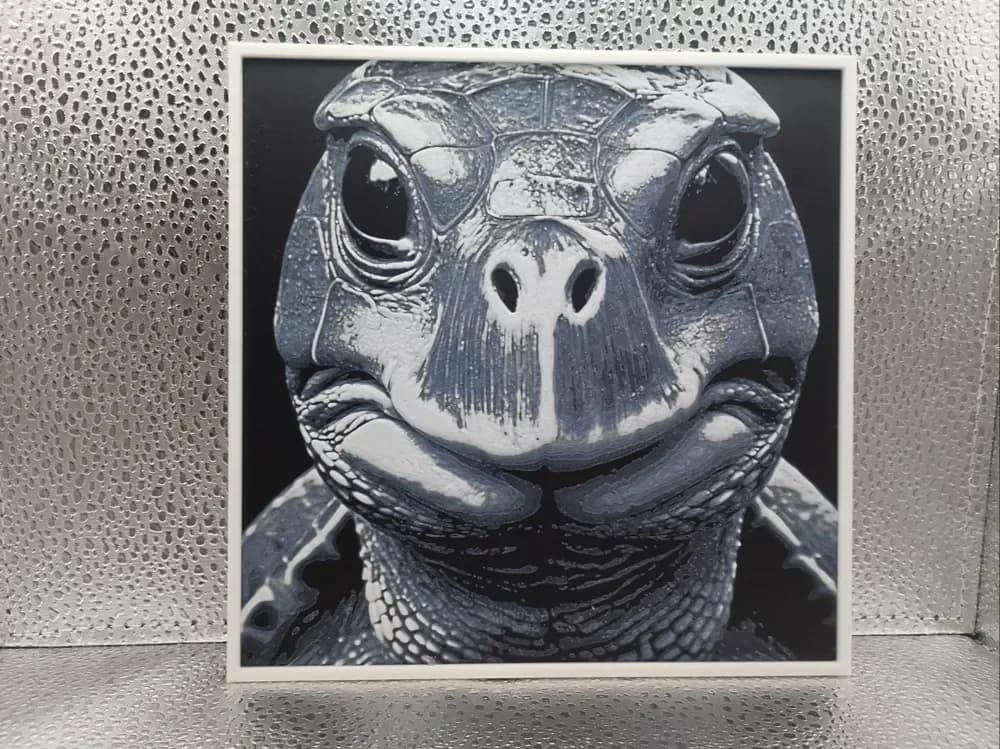 Turtle – Hueforge by Borishotch Industries HueForge model: Turtle – Hueforge by Borishotch Industries