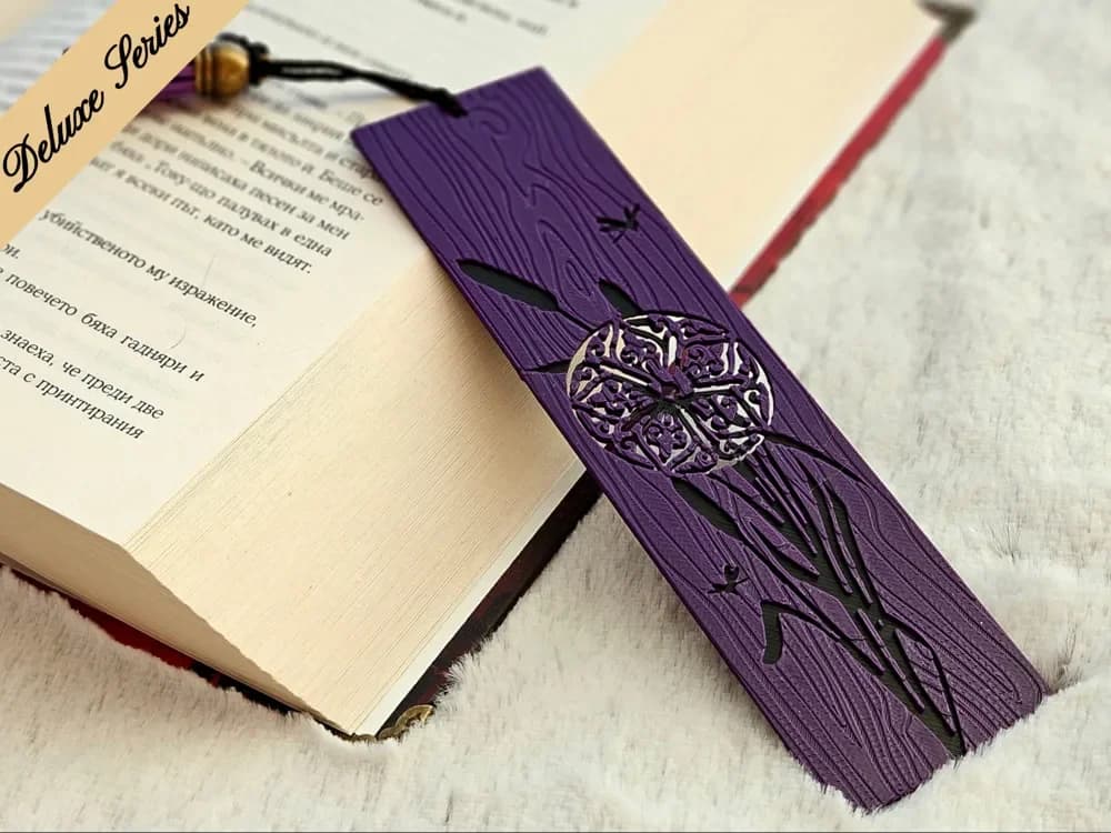 Typha - Deluxe Wooden Series Bookmarks by C3D HueForge model: Typha - Deluxe Wooden Series Bookmarks by C3D