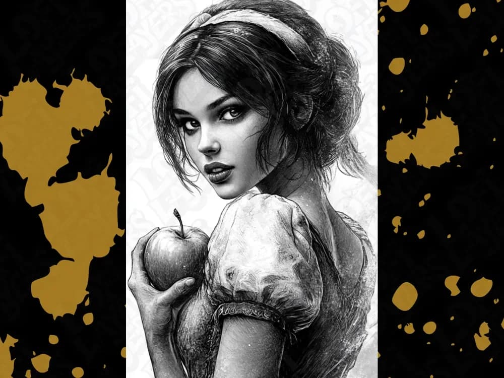 Snow White Hueforge 200x400 by LoFi Layers HueForge model: Snow White Hueforge 200x400 by LoFi Layers