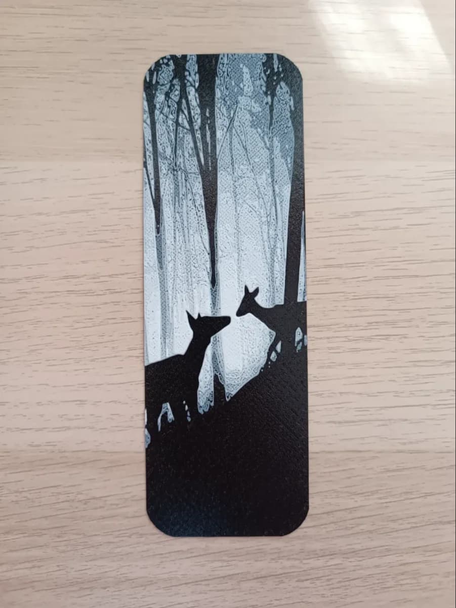 Deer Bambi Bookmark by Atrus Design HueForge model: Deer Bambi Bookmark by Atrus Design