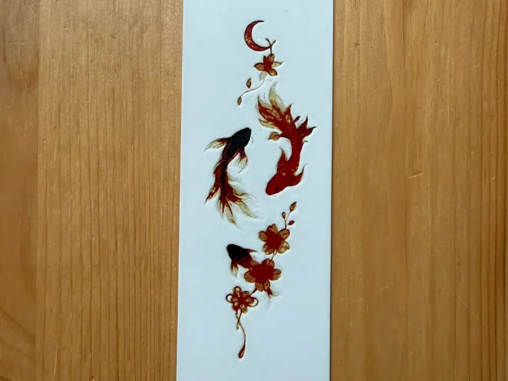 Fish Bookmark by Morganja HueForge model: Fish Bookmark by Morganja
