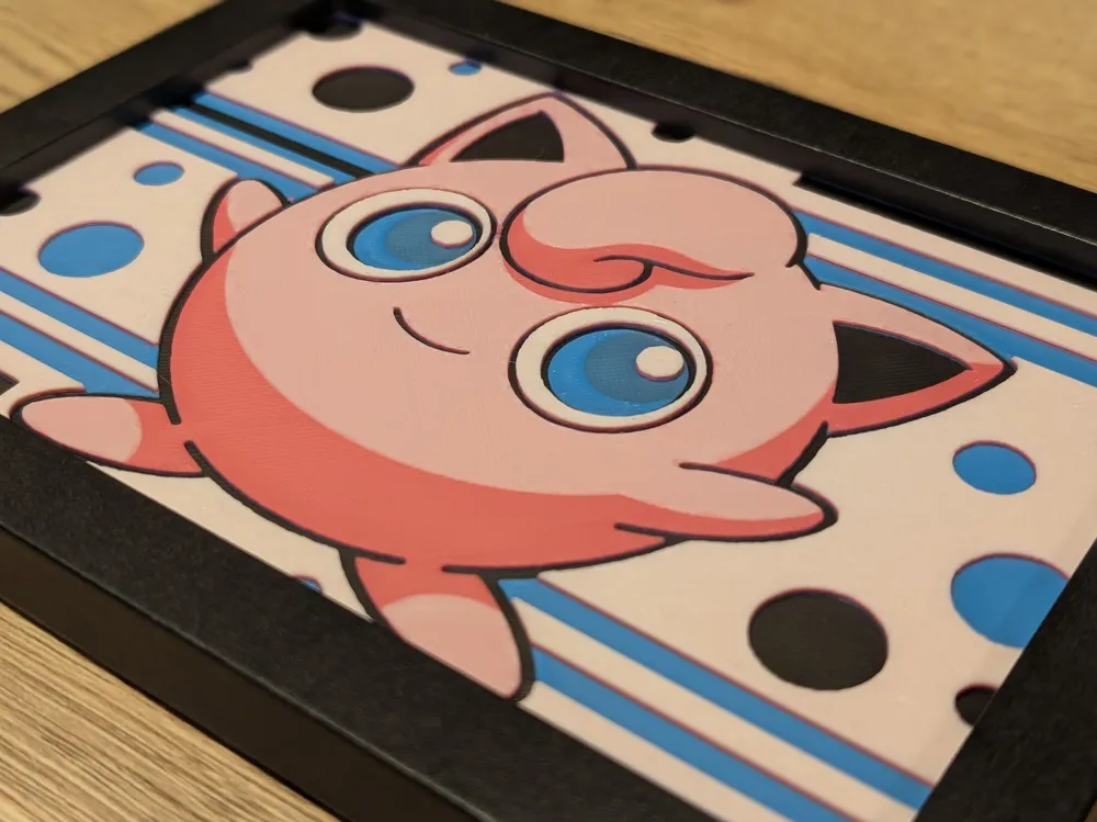 Jigglypuff Hueforge 7x5 by Nextopia HueForge model: Jigglypuff Hueforge 7x5 by Nextopia