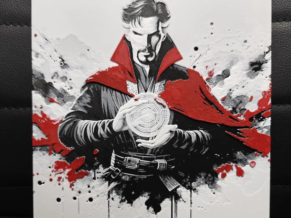 HueForge model: Dr. Strange by TheHueforgeLady