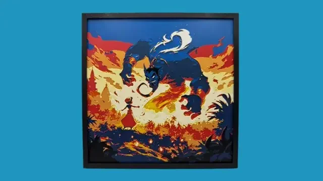 Arabian Nights - Genie Hueforge by Canadian Gamer HueForge model: Arabian Nights - Genie Hueforge by Canadian Gamer