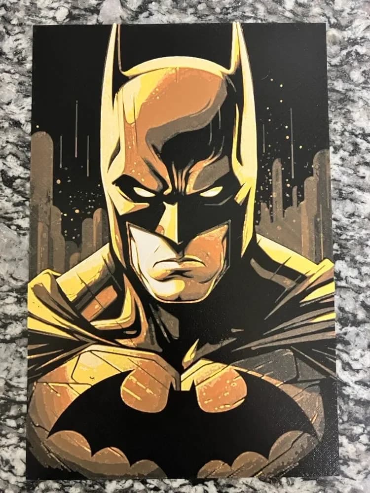 Batman- includes A1 mini (HueForge Print) by Houston713Texan HueForge model: Batman- includes A1 mini (HueForge Print) by Houston713Texan