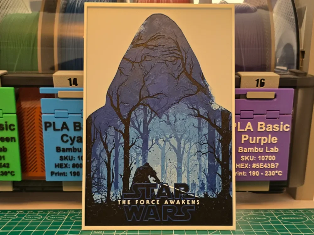 Star Wars: The Force Awakens Poster - Hueforge Art