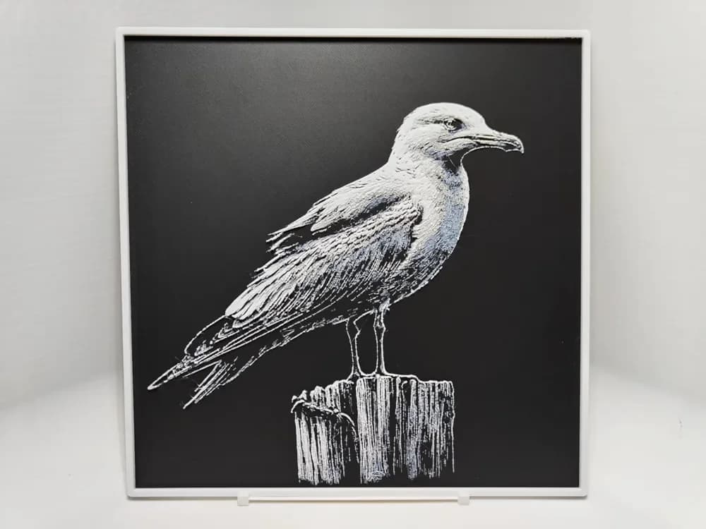 Seagull - Hueforge by BeaN HueForge model: Seagull - Hueforge by BeaN