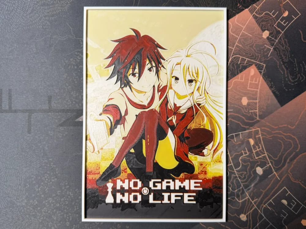 No Game No Life - HueForge by ZorPrime7 HueForge model: No Game No Life - HueForge by ZorPrime7