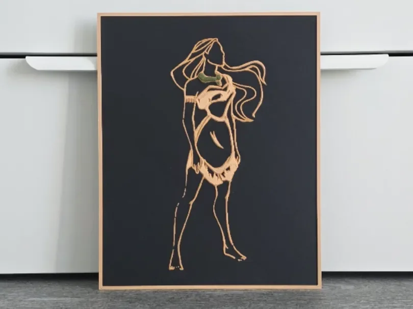 Disney Pocahontas Hueforge by RIVY3Dprint HueForge model: Disney Pocahontas Hueforge by RIVY3Dprint