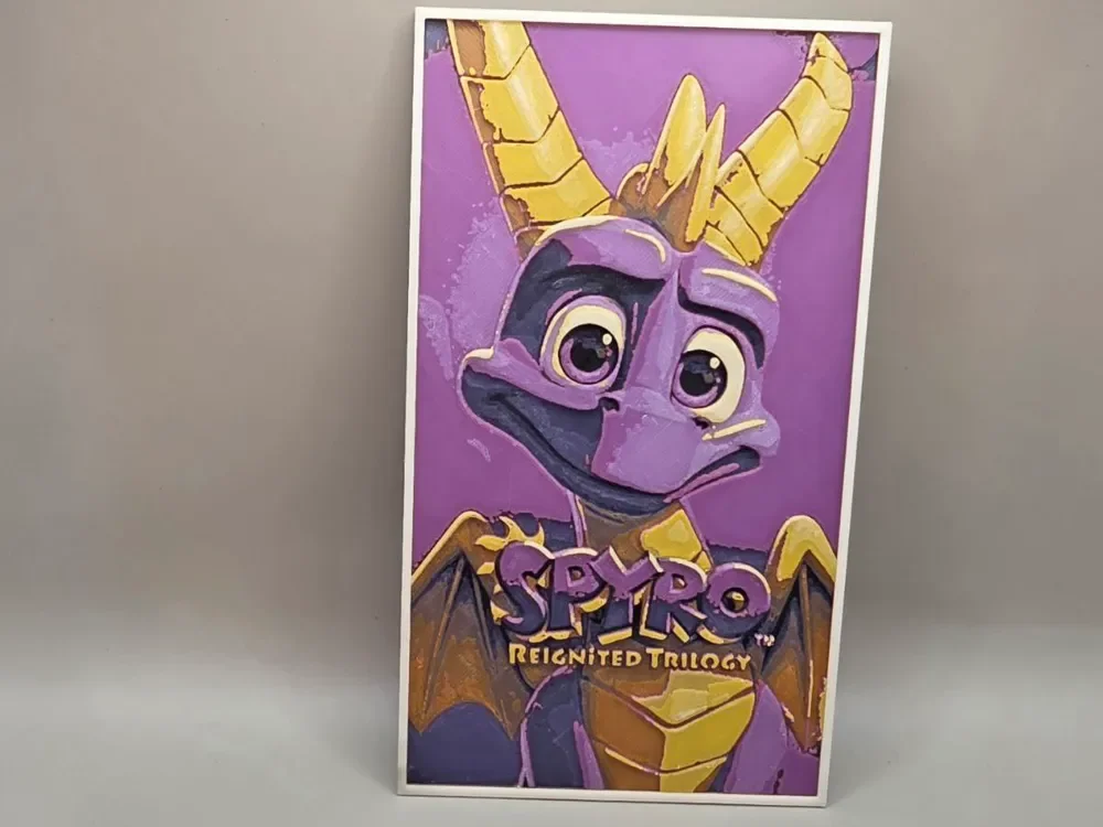 Spyro - HueForge by keko HueForge model: Spyro - HueForge by keko