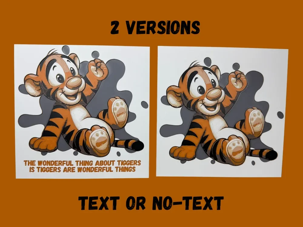 Tigger by Canadian Gamer HueForge model: Tigger by Canadian Gamer