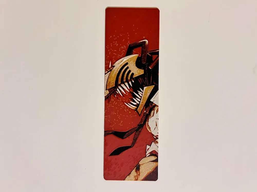 Denji, Chainsaw Man - Bookmark by 3djd HueForge model: Denji, Chainsaw Man - Bookmark by 3djd