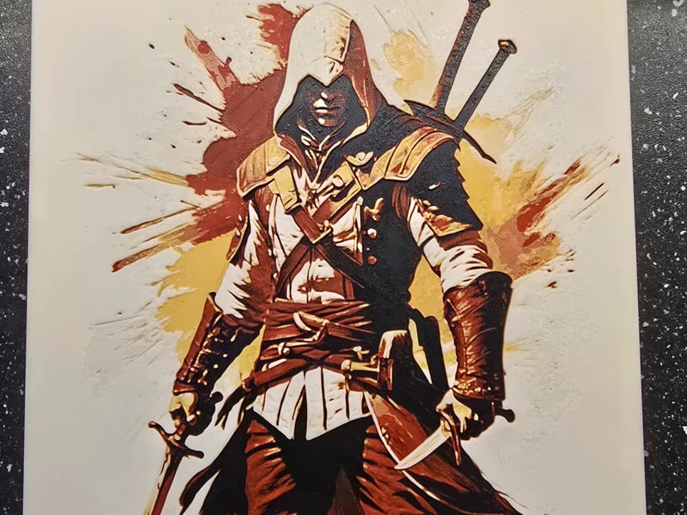 Assassin's creed Hueforge by 3D-Mentiel HueForge model: Assassin's creed Hueforge by 3D-Mentiel