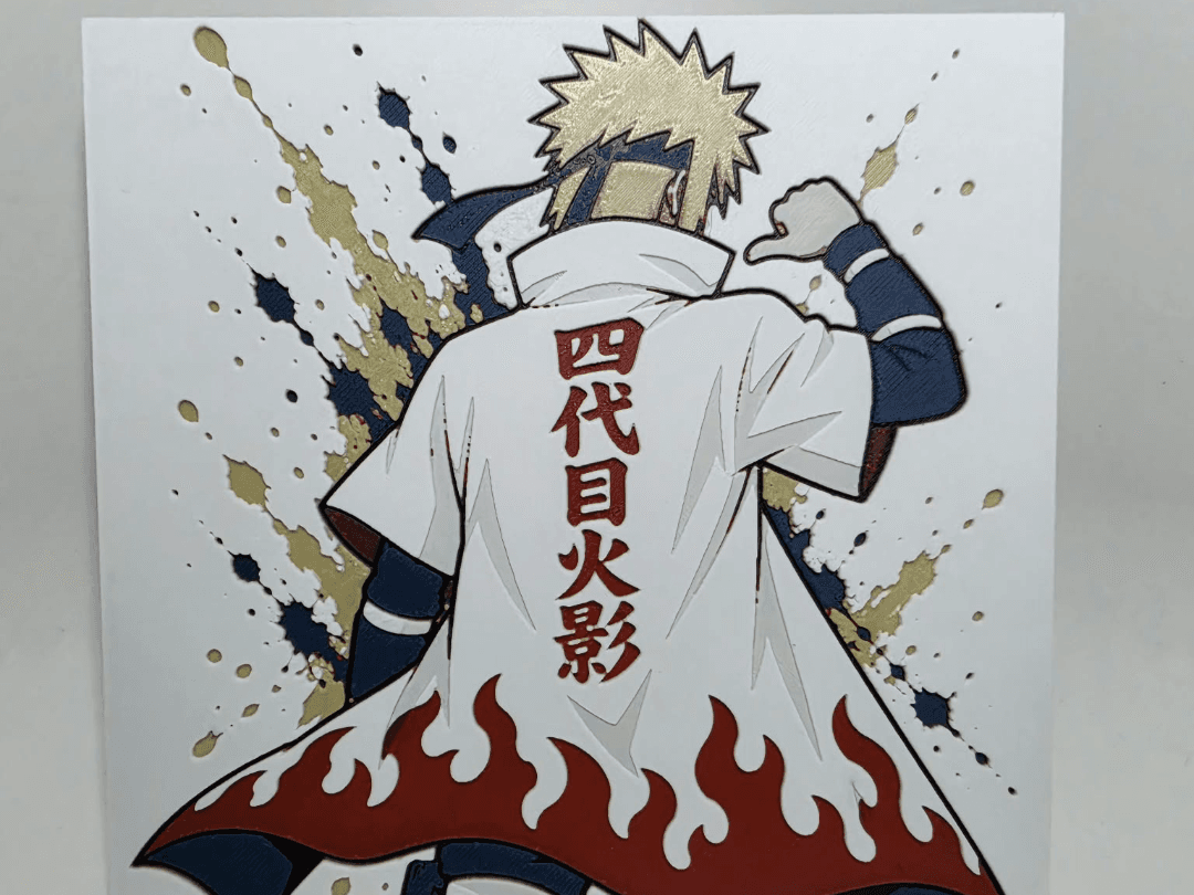 Graffiti Minato Namikaze Hueforge Graffiti Minato Namikaze Hueforge
