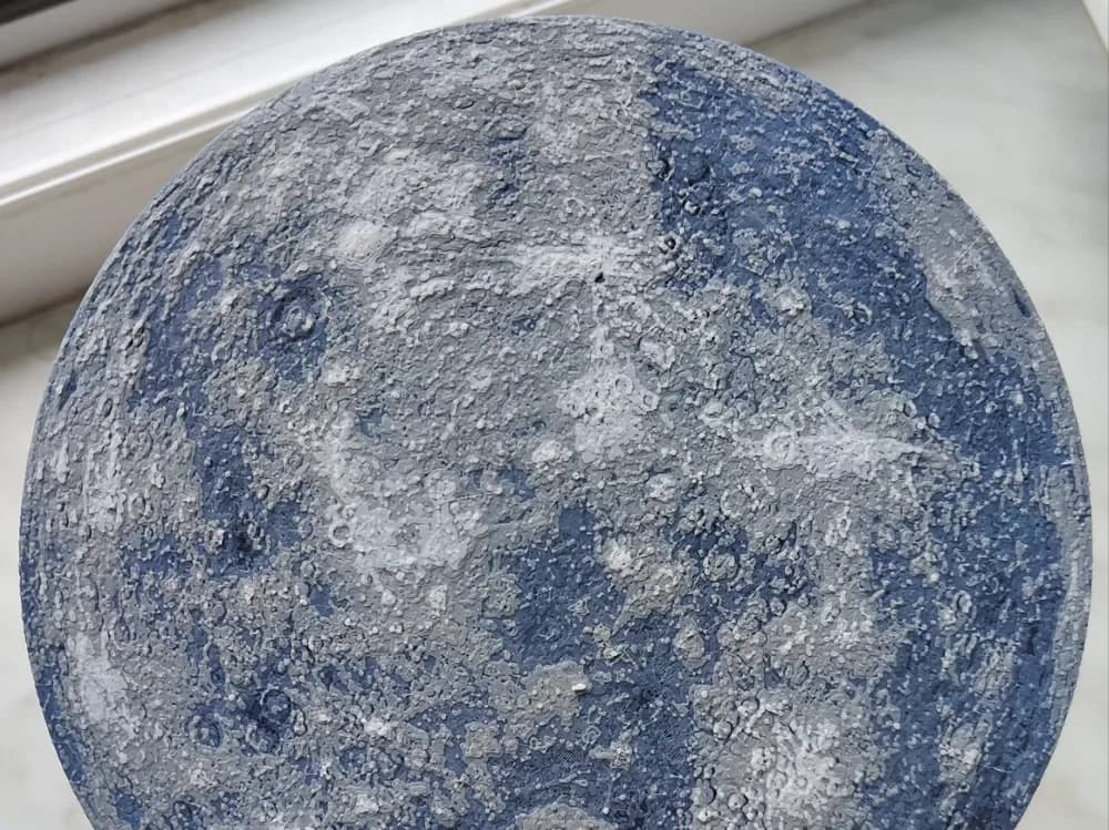 HueForge model: Planet Mercury - Hueforge by BeaN