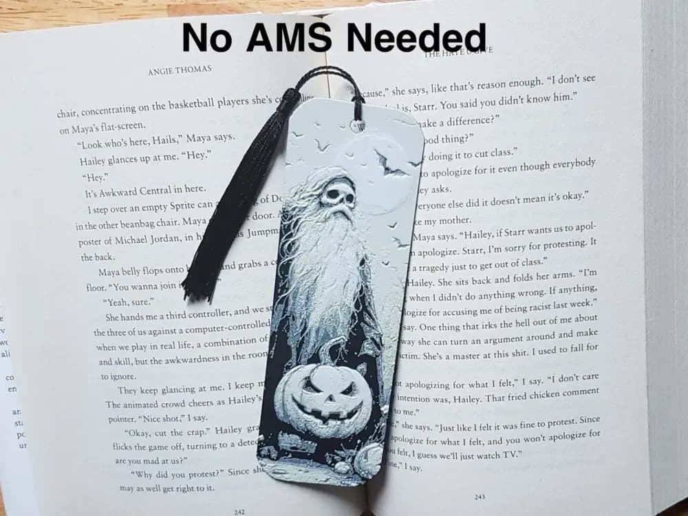 Bookmark, Halloween. Hueforge. Bookmark, Halloween. Hueforge.