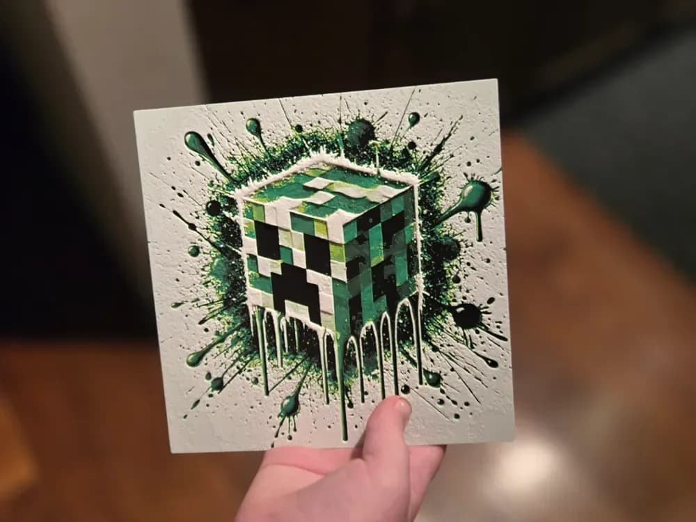 Graffiti Creeper Hueforge by 3Ree Printing HueForge model: Graffiti Creeper Hueforge by 3Ree Printing