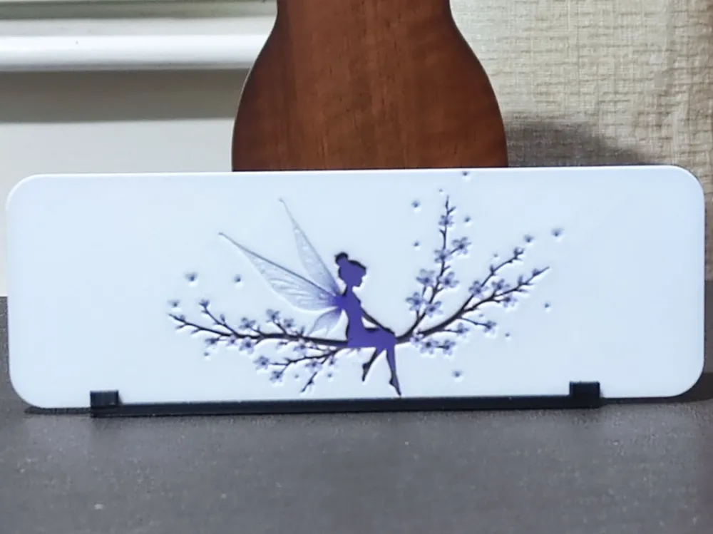 Pixie Fairy (2) Bookmark - 3 Color by BoDad HueForge model: Pixie Fairy (2) Bookmark - 3 Color by BoDad