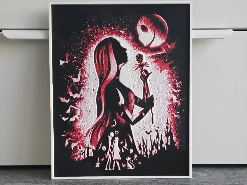 Nightmare Before Christmas Sally Hueforge by RIVY3Dprint HueForge model: Nightmare Before Christmas Sally Hueforge by RIVY3Dprint