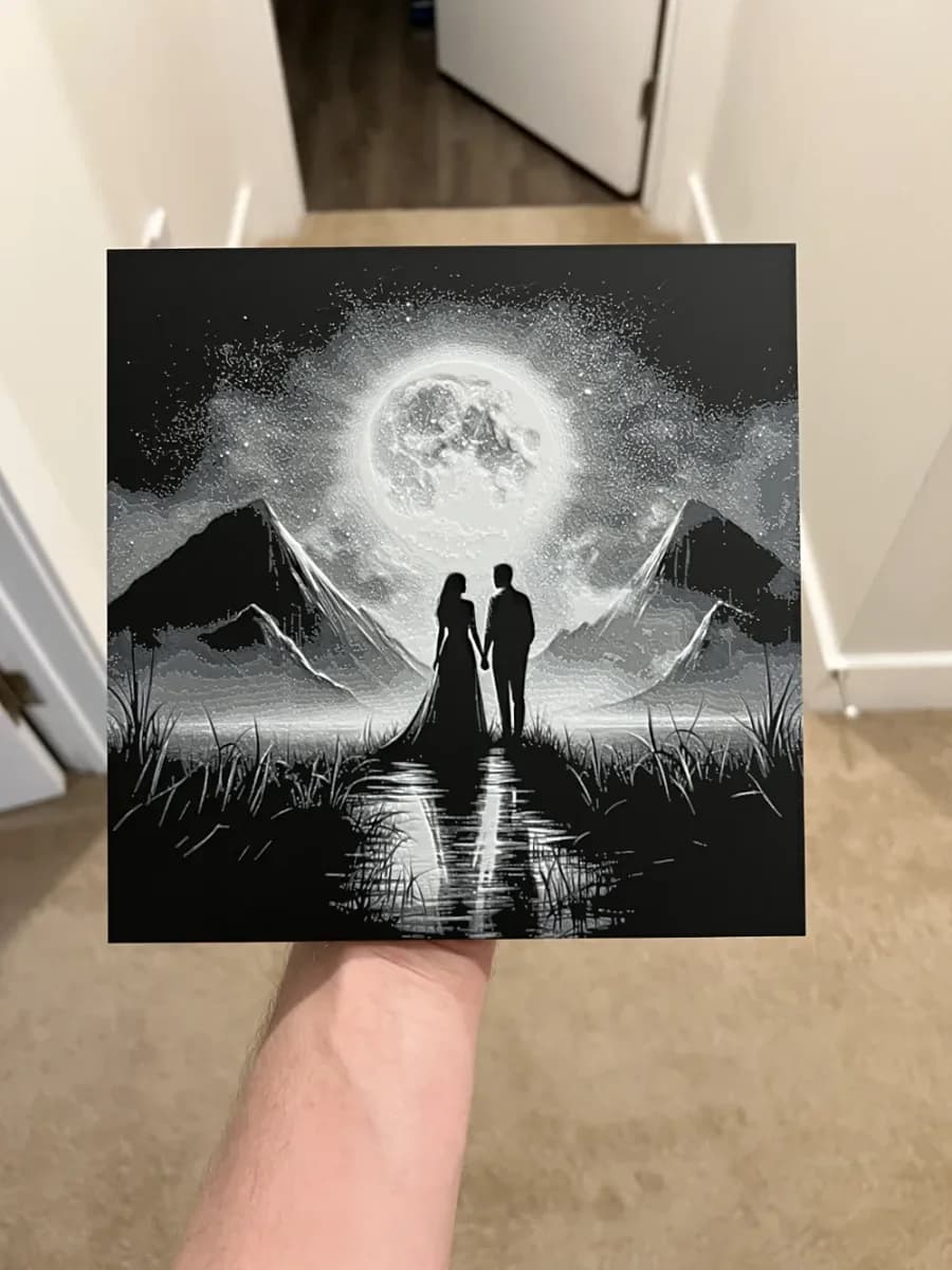 Moon Couple 2 Hueforge Moon Couple 2 Hueforge