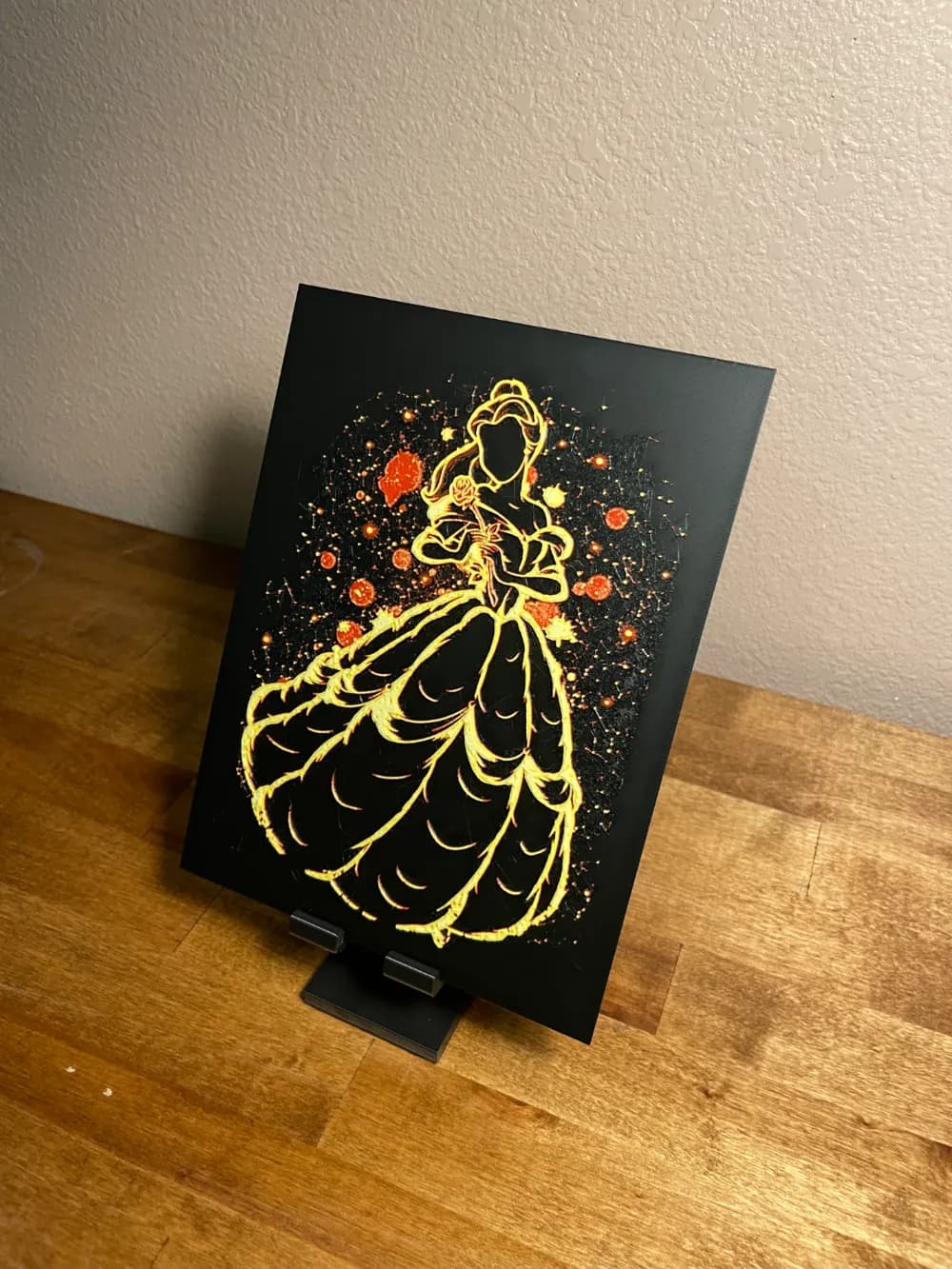 HueForge model: Hueforge - Disney - Belle by Cloudy Nostalgia