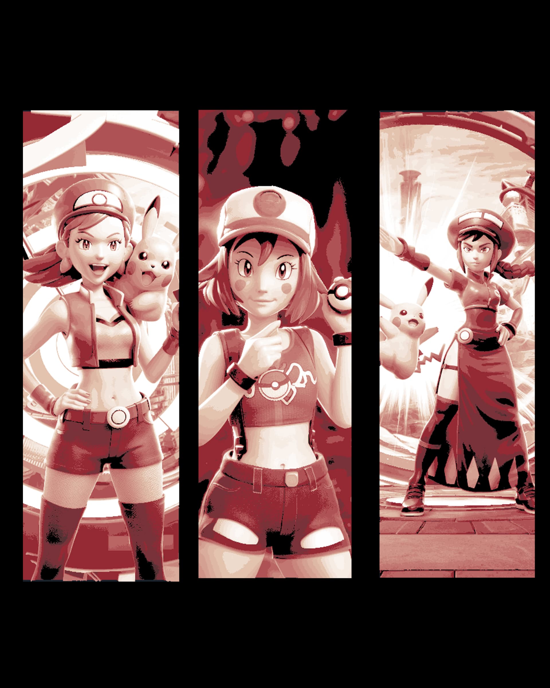 Fan art Sketches of Pokemon worlds - Bookmark Set Fan art Sketches of Pokemon worlds - Bookmark Set
