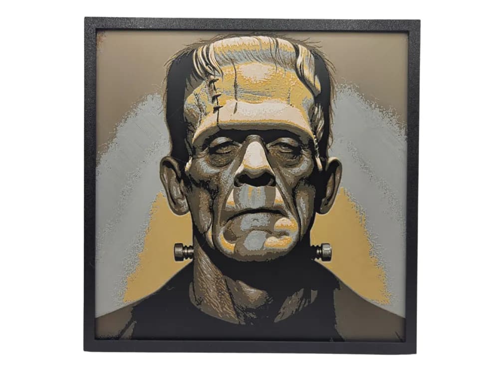 Frankenstein's Monster by BusyKikiBee HueForge model: Frankenstein's Monster by BusyKikiBee
