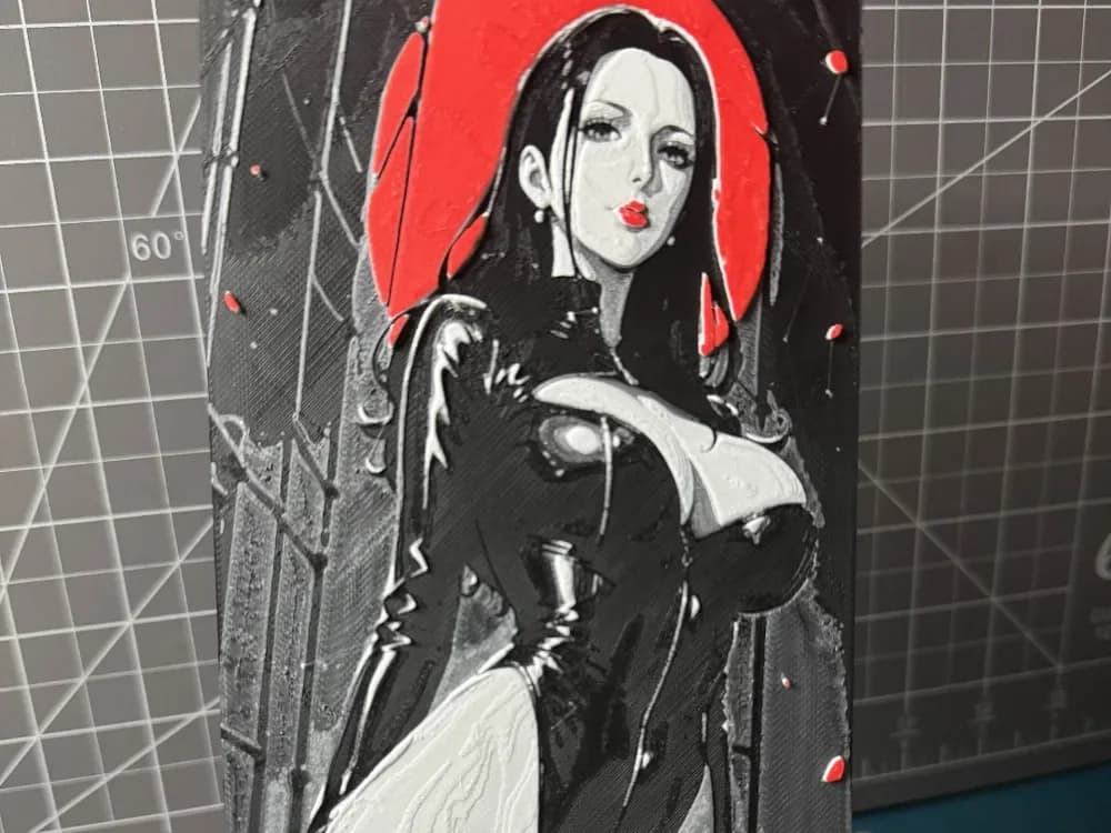 HueForge model: Hueforge of Nico Robin Waifu From One Piece by SBC Creations