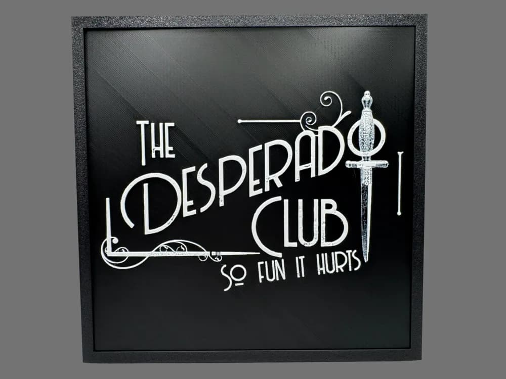 Desperado Club - Dungeon Crawler Carl by Canadian Gamer HueForge model: Desperado Club - Dungeon Crawler Carl by Canadian Gamer