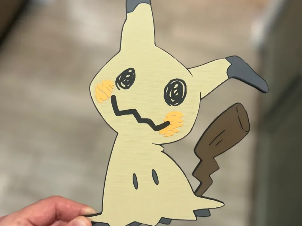 Mimikyu 3D Printed Pokemon Mimikyu 3D Printed Pokemon