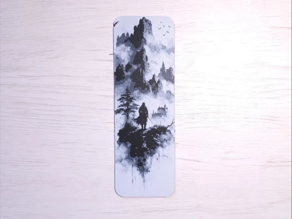 End Road Bookmark by Atrus Design HueForge model: End Road Bookmark by Atrus Design