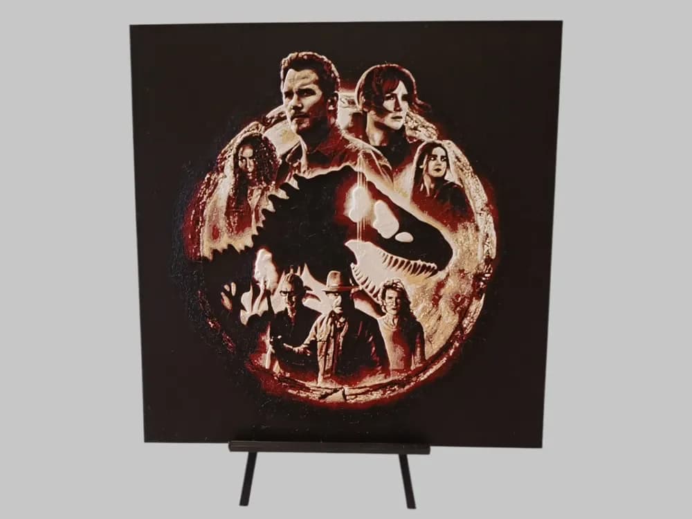 Jurassic World Hueforge by 3DNesy HueForge model: Jurassic World Hueforge by 3DNesy