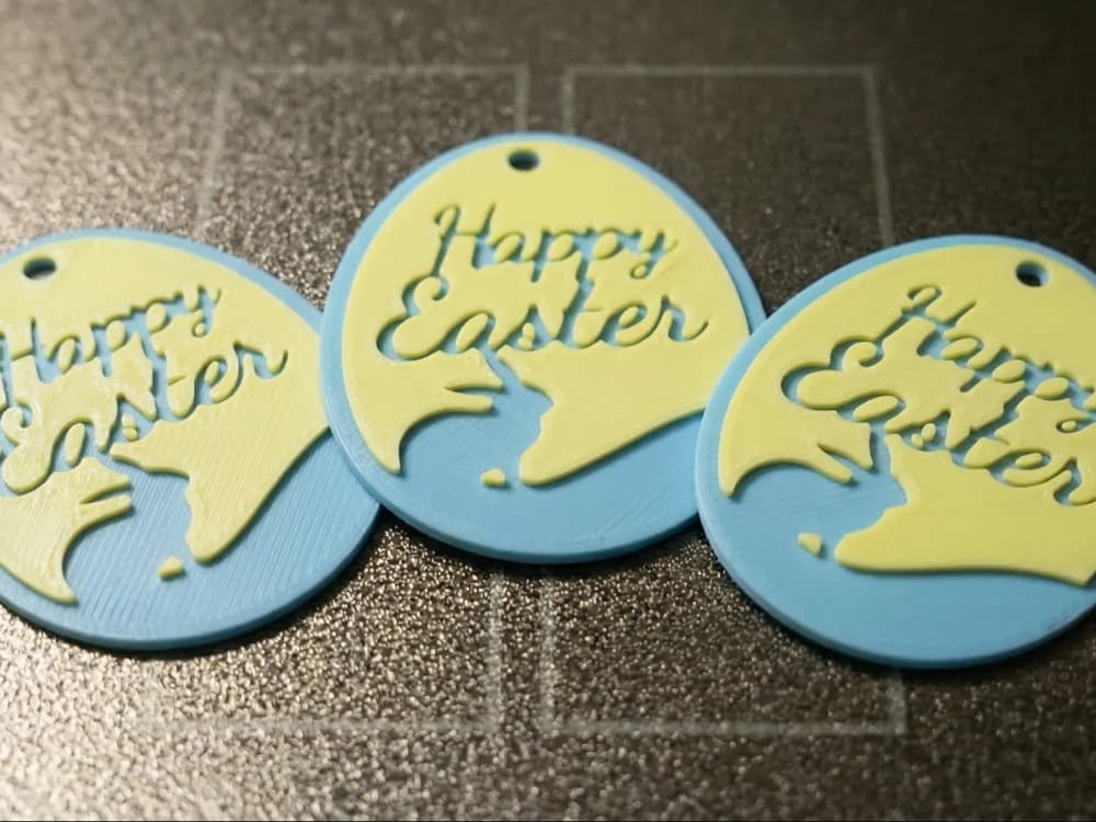 Elegant Happy Easter Bunny Tags, Customizable Elegant Happy Easter Bunny Tags, Customizable