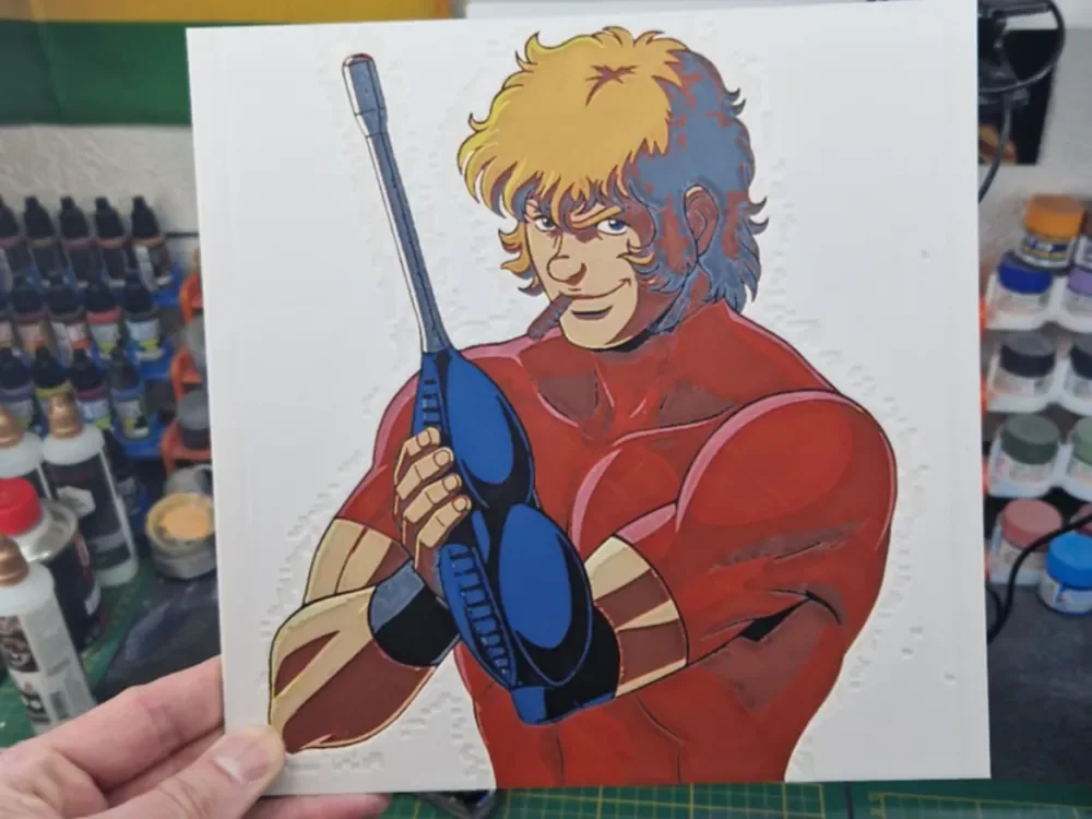 Space Adventure Cobra Hueforge by Dakiren HueForge model: Space Adventure Cobra Hueforge by Dakiren