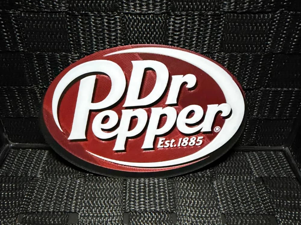 Dr Pepper Logo - Hueforge Dr Pepper Logo - Hueforge