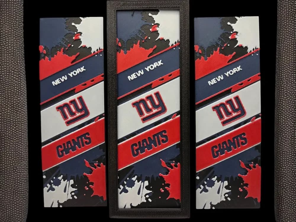 Giants 50mm x 150mm Bookmark by MythicHue's HueForge model: Giants 50mm x 150mm Bookmark by MythicHue's