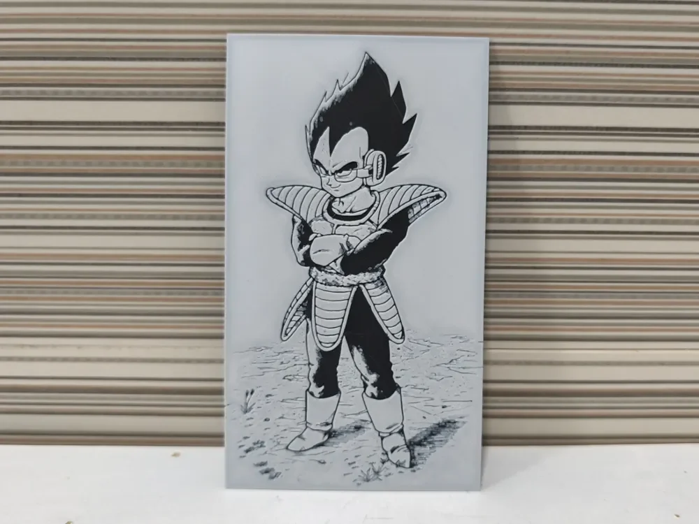 Hueforge Vegeta by Litolunar HueForge model: Hueforge Vegeta by Litolunar