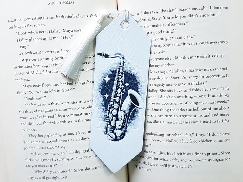 Bookmark, Saxophone by Dame Jo HueForge model: Bookmark, Saxophone by Dame Jo