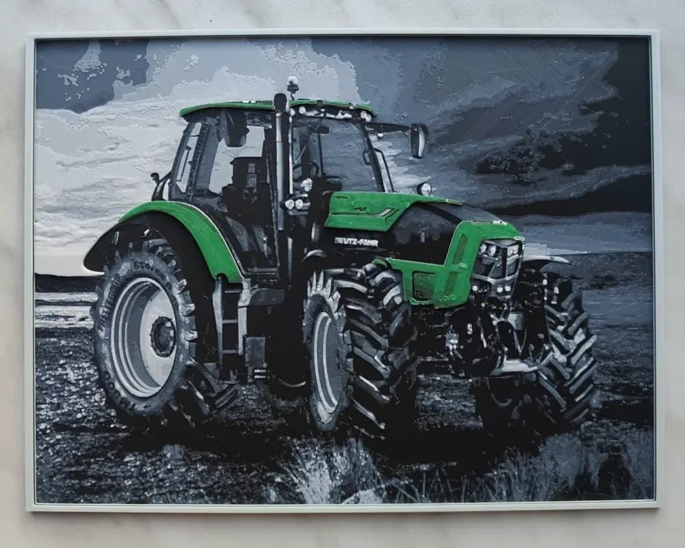 HueForge model: Deutz-Fahr Tractor - Hueforge by BeaN