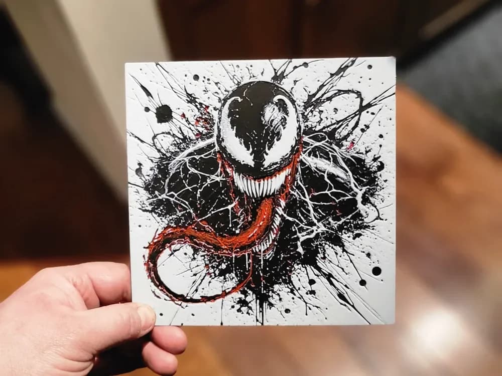 Graffiti Venom Hueforge by 3Ree Printing HueForge model: Graffiti Venom Hueforge by 3Ree Printing