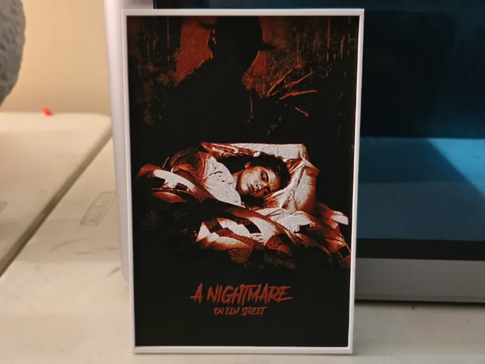 A Nightmare on Elm Street Movie Poster - Hueforge by Lumpy3D HueForge model: A Nightmare on Elm Street Movie Poster - Hueforge by Lumpy3D
