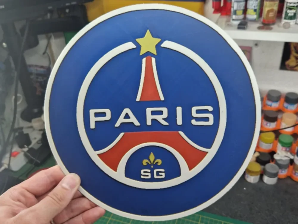 PSG Hueforge - Champions League by Dakiren HueForge model: PSG Hueforge - Champions League by Dakiren