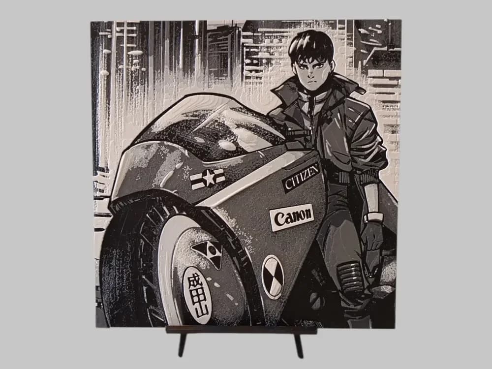 Akira Anime Hueforge by 3DNesy HueForge model: Akira Anime Hueforge by 3DNesy