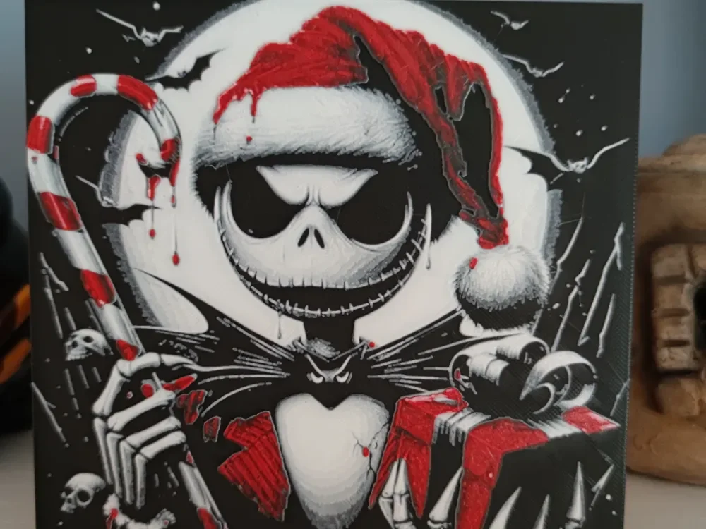 Hueforge Jack Skellington by Litolunar HueForge model: Hueforge Jack Skellington by Litolunar