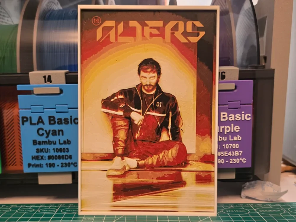 The Alters Game Poster - Hueforge Art by Lumpy3D HueForge model: The Alters Game Poster - Hueforge Art by Lumpy3D