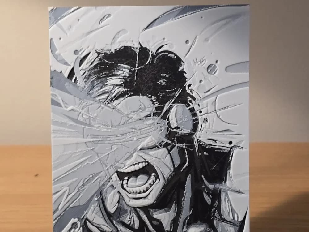 Hueforge - X-Men - Cyclops 1 by FxD | Function-X-Design HueForge model: Hueforge - X-Men - Cyclops 1 by FxD | Function-X-Design