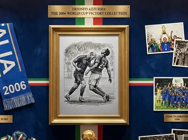 Materazzi VS Zidane World Cup 2006 - HueForge Materazzi VS Zidane World Cup 2006 - HueForge