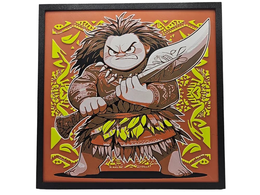 HueForge model: Maui - Chibi Edition by BusyKikiBee