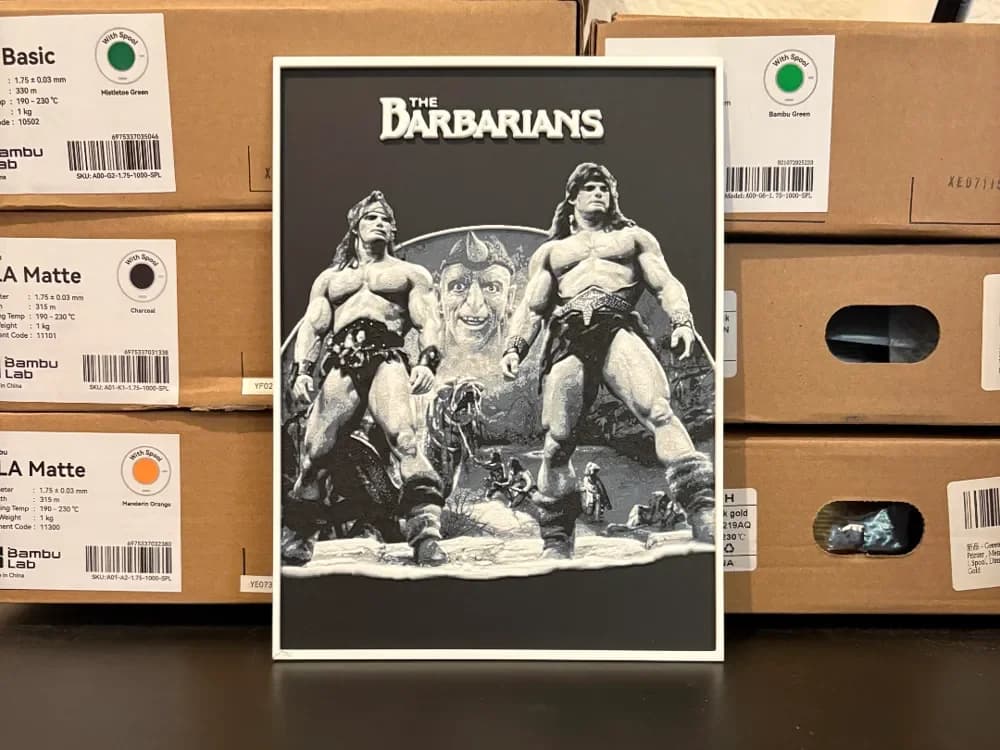 The Barbarians Hueforge by Estiv HueForge model: The Barbarians Hueforge by Estiv
